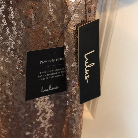 Gold Sequin Dress - Picture 3 of 3